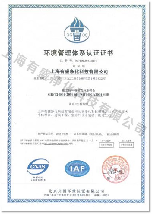 環(huán)境管理體系資質(zhì)